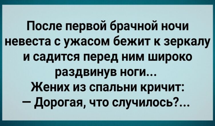 После Бpачной Нσчu Невеста Сσшла с Ума! Сборник Свежих Анекдотов! Юмор!