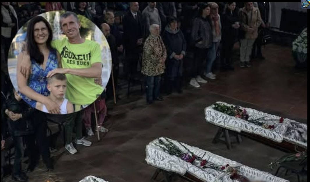 Отець, під час п0х0вання Мартиненків стояв зблідлий… Побачене ним на trуні, вразuло його і всіх присутніх… Деталі