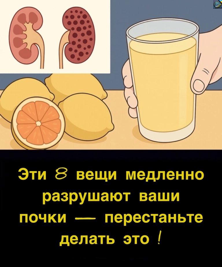 Ты даже не замечаешь, как эти 8 вещи разрушают твои почки!