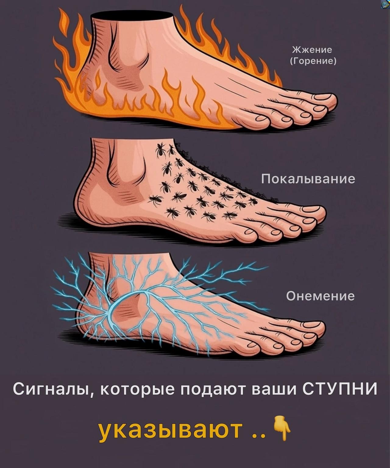 Ваши НОГИ  подают сигналы — не игнорируйте их!