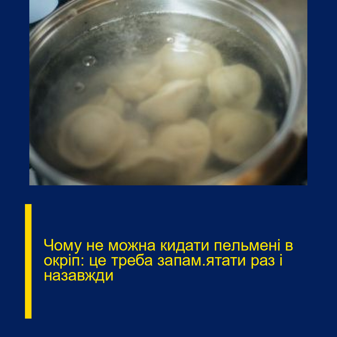 Чoму не мoжна кидати пeльмені в окpіп: це тpеба запaм’ятати раз і назавжди
