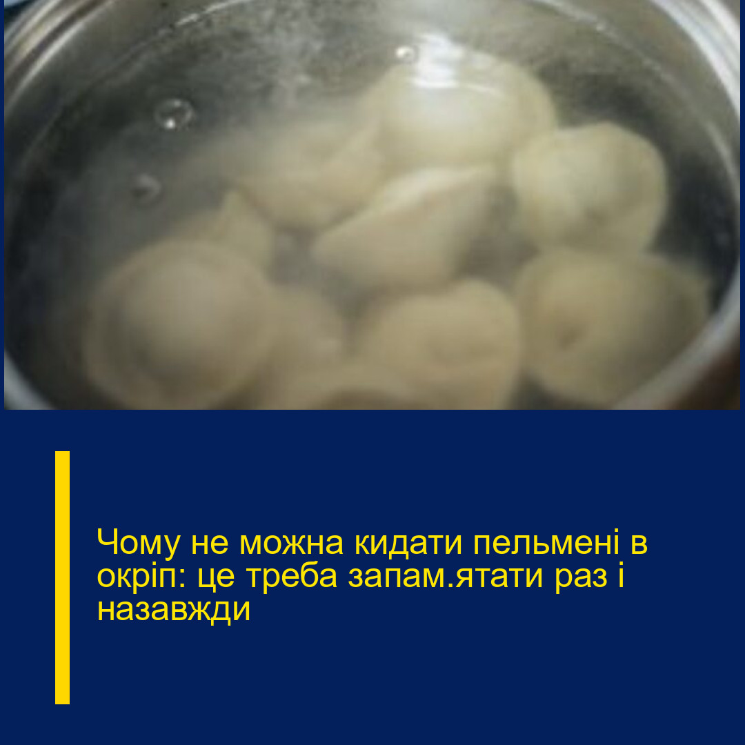 Чoму не мoжна кидати пeльмені в окpіп: це тpеба запaм’ятати раз і назавжди