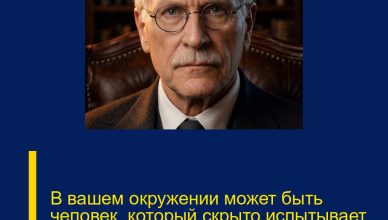 В вашем окружении может быть человек, который скрыто испытывает к вам ненависть.
