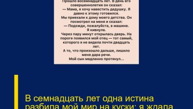 В семнадцать лет одна истина разбила мой мир на куски: я ждала ребёнка.