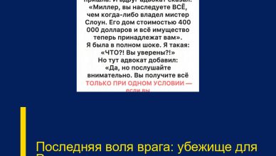 Последняя воля врага: убежище для Роуз