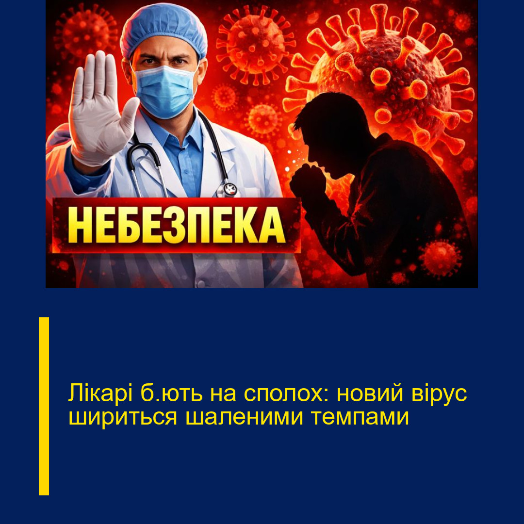 Лікарі б’ють на сполох: новий вірус шириться шаленими темпами